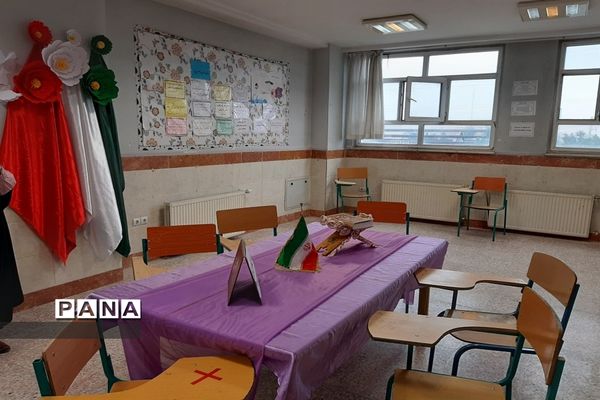 افتتاح اتاق فکر در دبستان دخترانه حضرت ولیعصر ﴿عج ﴾ هفت ‌جوی شهرستان قدس