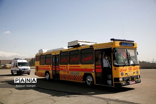 رزمایش مشترک امداد هوایی شهر تهران