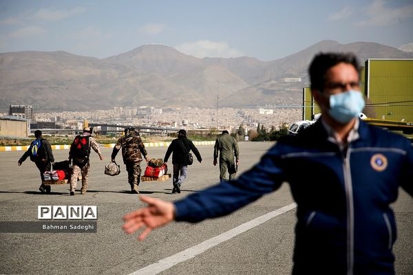 رزمایش مشترک امداد هوایی شهر تهران