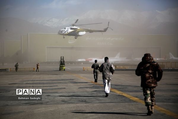 رزمایش مشترک امداد هوایی شهر تهران