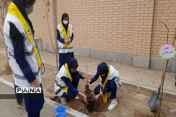 برگزاری مراسم جشن نیکوکاری  و روز درختکاری در شهرستان ورزنه