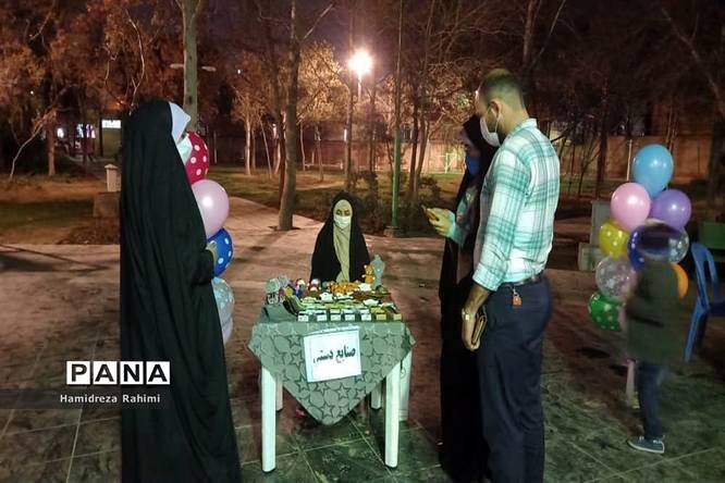 برگزاری غرفههای فرهنگی اجتماعی مهر ولایت در محله کیانشهر منطقه ۱۵