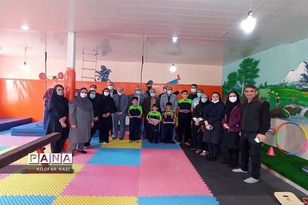 افتتاح کلاس درس تربیت‌بدنی در مدرسه شهید بهشتی ساری