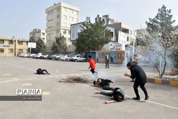 مانور استانی چهارشنبه سوری ناحیه 7مشهد مقدس