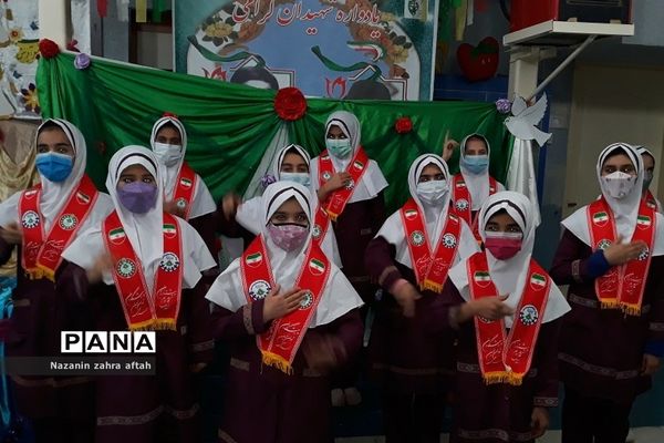 جشن میلاد امام‌زمان(ع) در مدرسه حضرت زهرا(س) رودهن