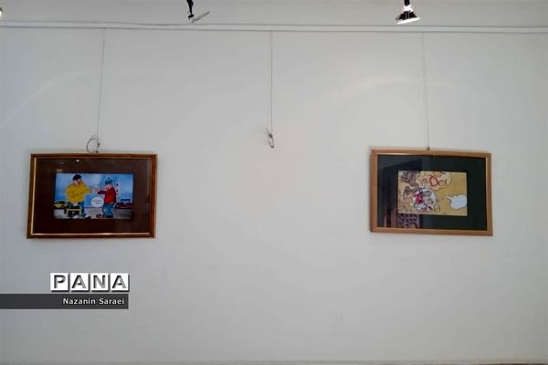 نمایشگاه نقاشی مبارزه با اعتیاد در اسلامشهر