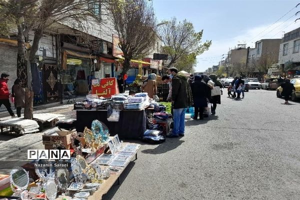بازار خرید آخرین ساعات سال 1400 در اسلامشهر