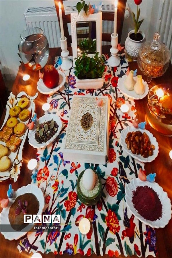 سفره‌های هفت‌سین با فرارسیدن بهار در فیروزکوه