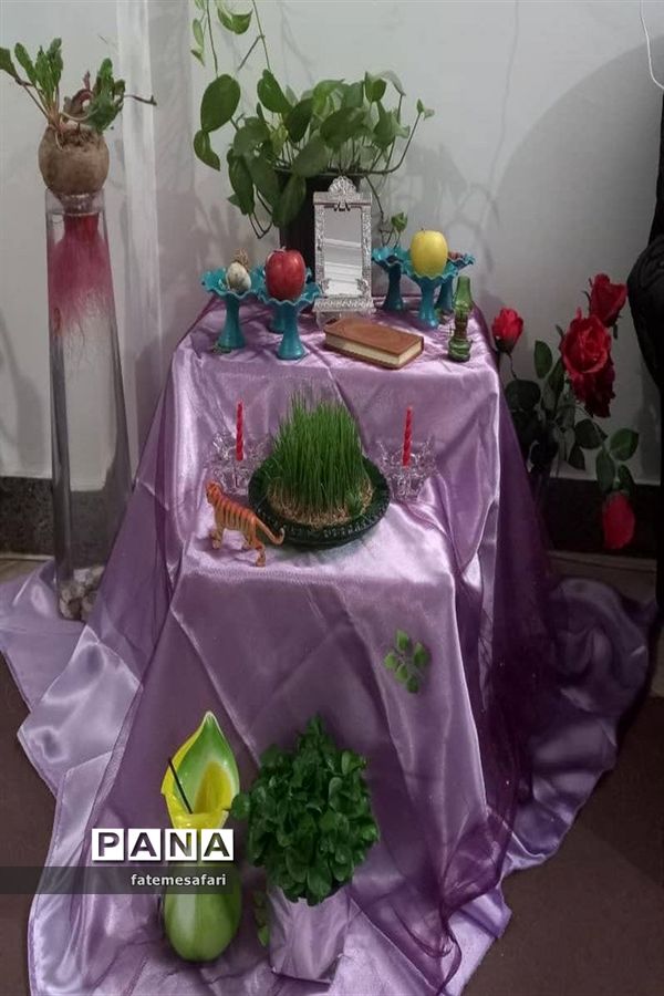 سفره‌های هفت‌سین با فرارسیدن بهار در فیروزکوه
