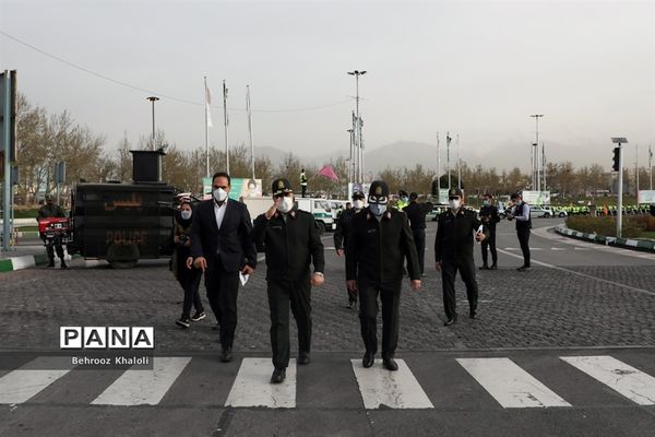 رزمایش نوروزی اقتدار پلیس تهران