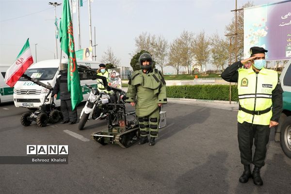 رزمایش نوروزی اقتدار پلیس تهران