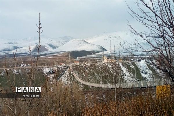 بزرگترین پل معلق خاورمیانه در مشگین‌شهر