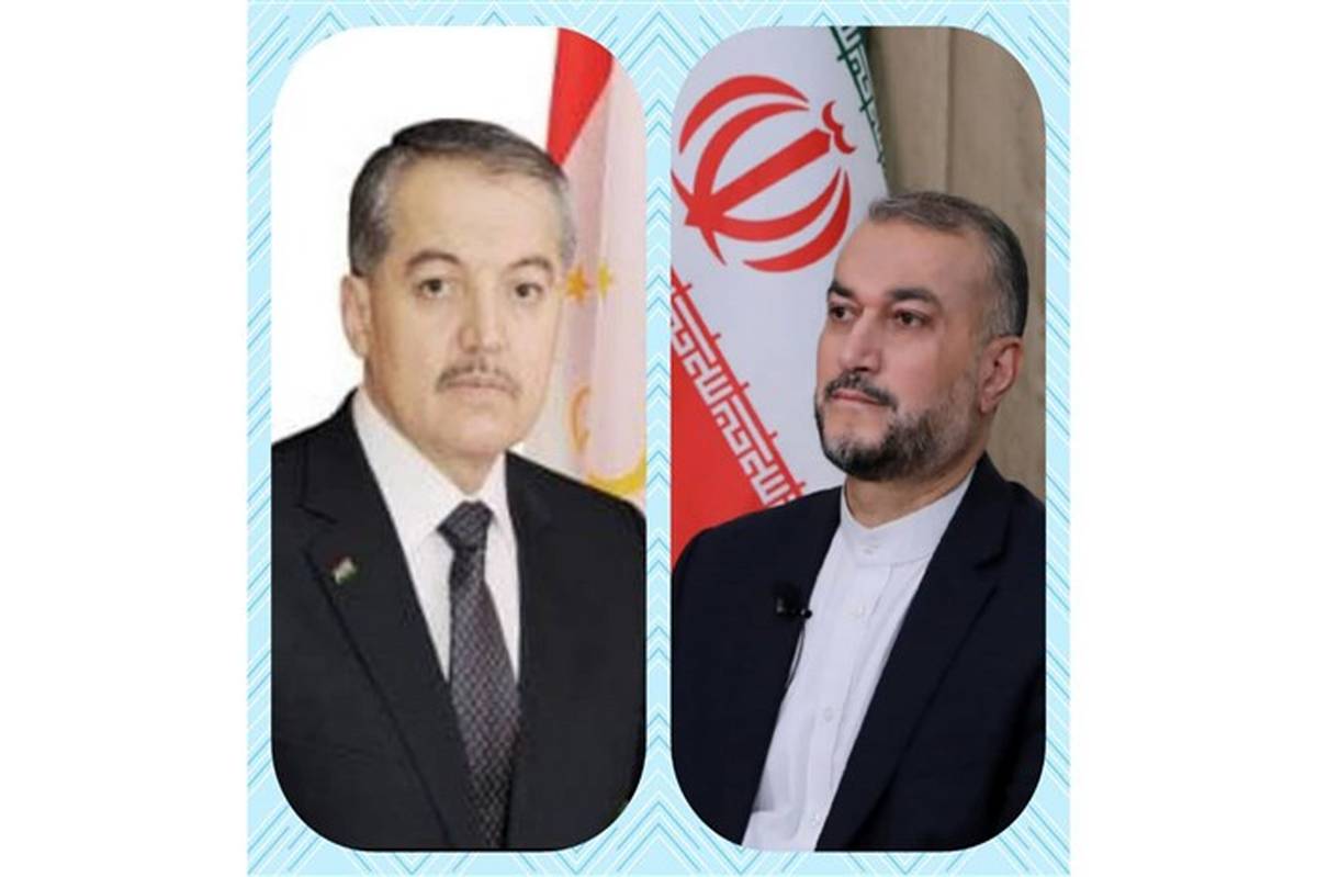 گفت‌وگوی تلفنی وزرای امور خارجه ایران و جمهوری تاجیکستان