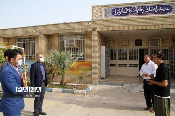 بازدید نماینده مدیرکل آموزش و پرورش خوزستان از ستاد اسکان مسافران نوروزی بهبهان