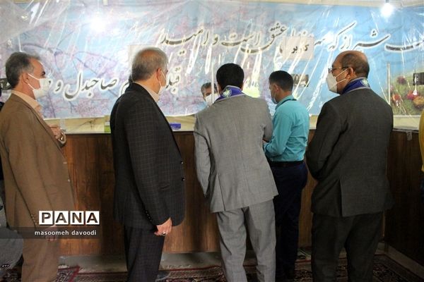 بازدید رئیس سازمان دانش‌آموزی فارس از ستاد اسکان ناحیه یک شیراز