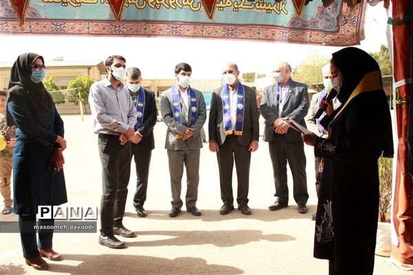 بازدید رئیس سازمان دانش‌آموزی فارس از ستاد اسکان ناحیه یک شیراز