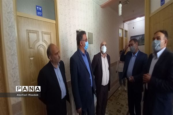 بازدید از مراکز اسکان فرهنگیان، کاشمر