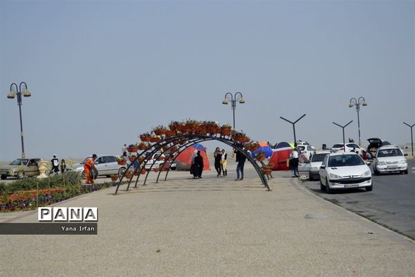گردشگران نوروزی در بوشهر