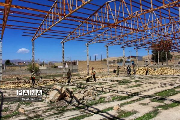 اردوی جهادی دانشجویان بسیجی قم در ایلام