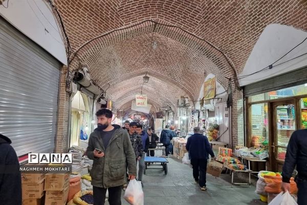 بازار بزرگ تبریز در ایام نوروز