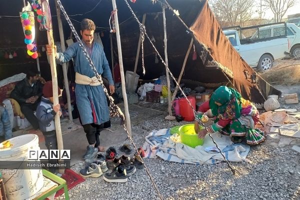 روستای زیار میزبان اقوام عشایر اصفهان و گردشگران نوروزی