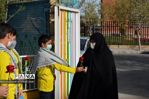 مراسم بازگشایی مدارس در ناحیه یک مشهد