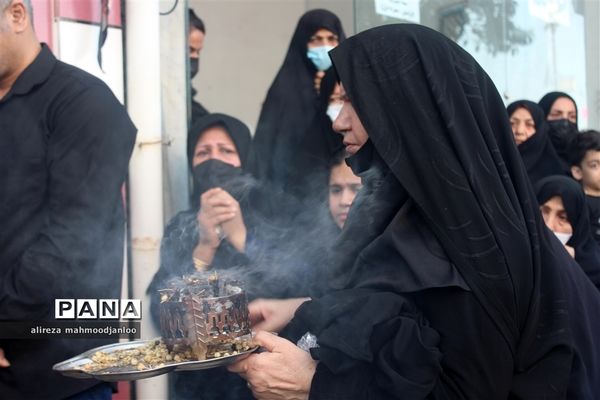 مراسم تشییع فرمانده دوران دفاع مقدس در گلوگاه