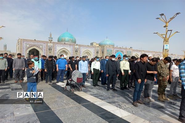 مراسم تشییع پیکر شهید محمد اصلانی در مشهد