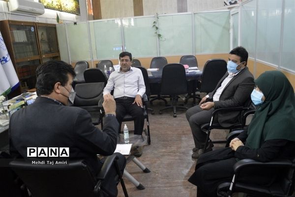 جلسه حوزه ارزیابی عملکرد اداره کل با سازمان دانش آموزی استان بوشهر