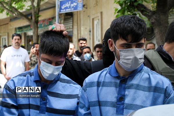 بازسازی صحنه درگیری سارقان مسلح با ماموران کلانتری ۱۰۳ گاندی