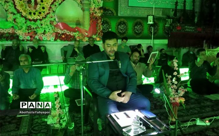 مراسم شب قدر در حسینیه ابوالفضلی شهرستان‌کاشمر برگزار شد