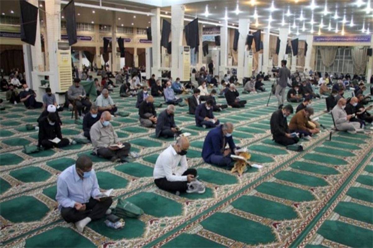 مراسم احیاء شب 19 ماه مبارک رمضان در مصلی بوشهر برگزار شد