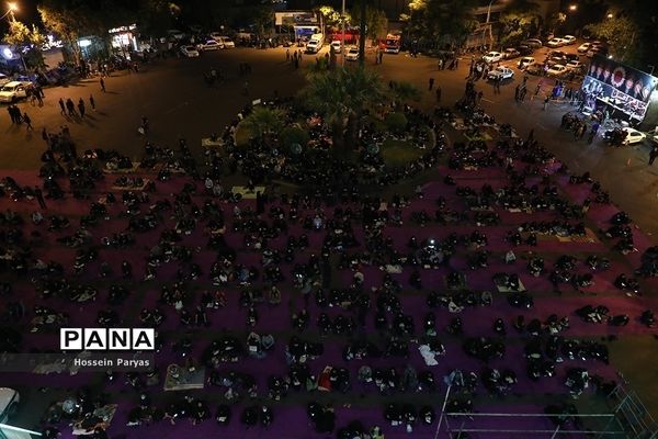 مراسم احیا شب بیست و یکم ماه مبارک رمضان در میدان فلسطین تهران