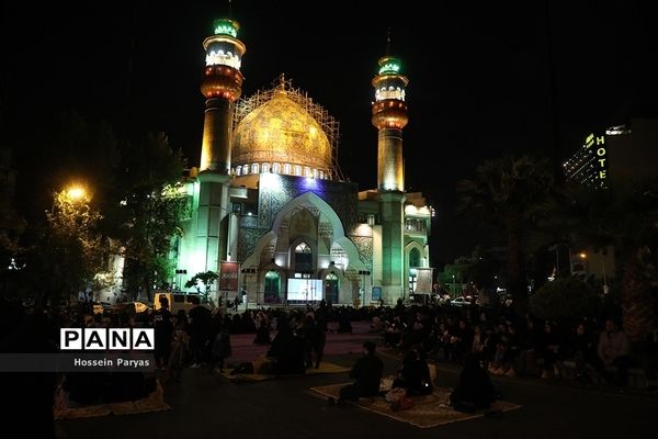 مراسم احیا شب بیست و یکم ماه مبارک رمضان در میدان فلسطین تهران