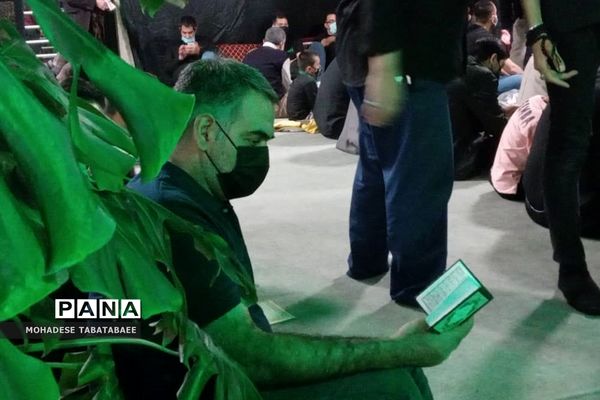 مراسم شب قدر در تپه نورالشهدا شهرستان پردیس