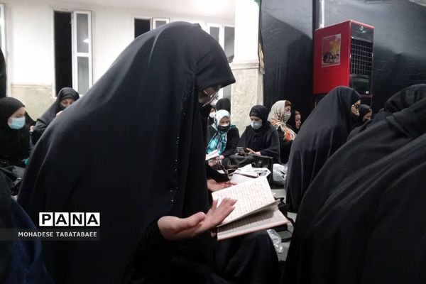 مراسم شب قدر در تپه نورالشهدا شهرستان پردیس