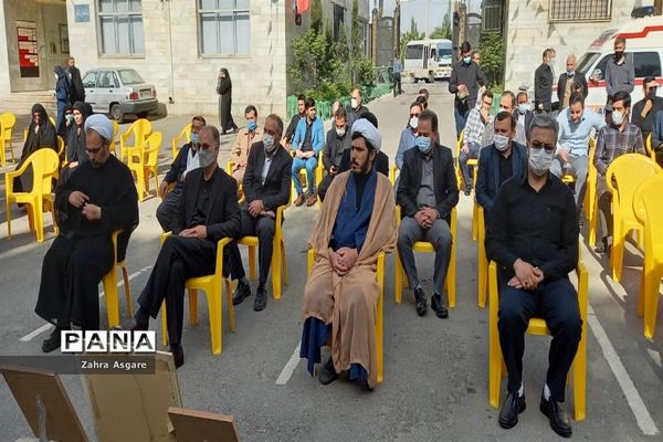 تشییع پیکر شهید گمنام در آموزش و پرورش و مدارس شهرستان ملارد