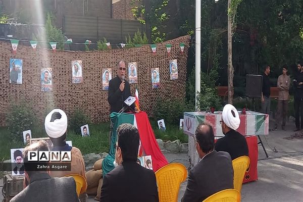 تشییع پیکر شهید گمنام در آموزش و پرورش و مدارس شهرستان ملارد