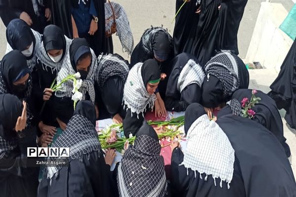 تشییع پیکر شهید گمنام در آموزش و پرورش و مدارس شهرستان ملارد