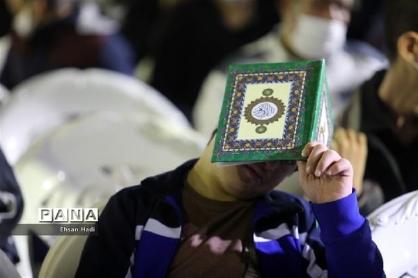 مراسم احیای شب بیست و سوم ماه رمضان در کنار فرزندان آسایشگاه شهید‌بهشتی مشهد