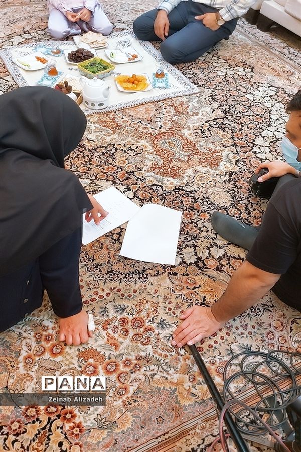 پشت صحنه فیلم کوتاه «میهمانی لاله»