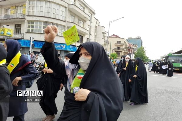 حضور پرشور نسل جدید در راهپیمایی روز قدس