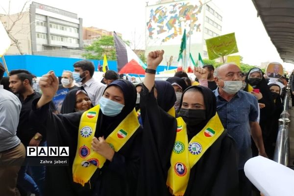 حضور پرشور نسل جدید در راهپیمایی روز قدس