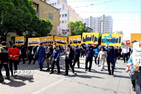 حضور پرشور مردم مشهد در راهپیمایی روز قدس