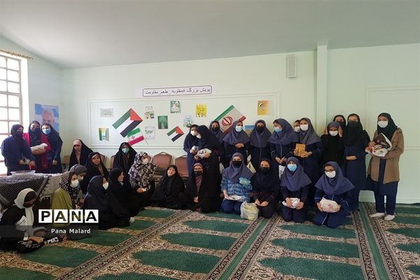 پویش «مقلوبه با طعم مقاومت» در دبیرستان عصمت ملارد