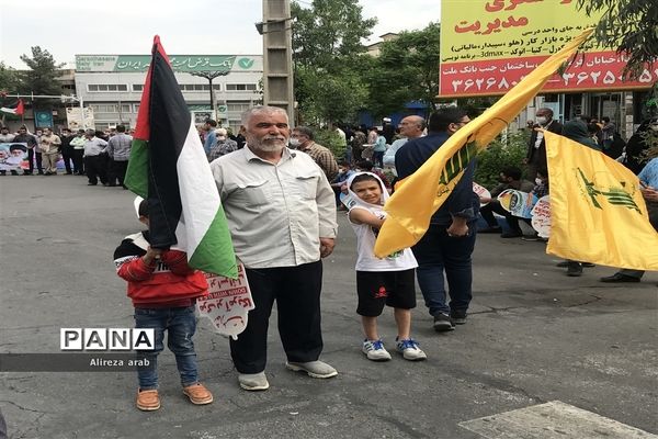 راهپیمایی روز قدس در ورامین