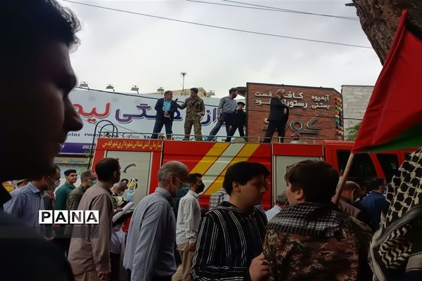 برگزاری راهپیمایی باشکوه روز جهانی قدس در شهرستان قدس