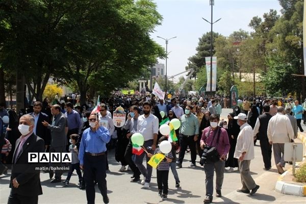 راهپیمایی روز قدس در کرمان