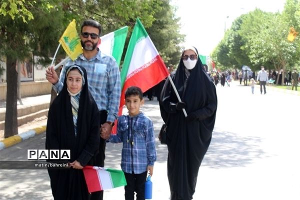 راهپیمایی روز قدس در کرمان