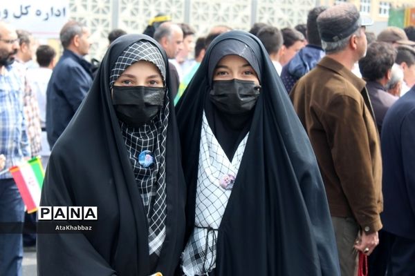 حضور کودکان و نوجوانان در راهپیمایی روز قدس